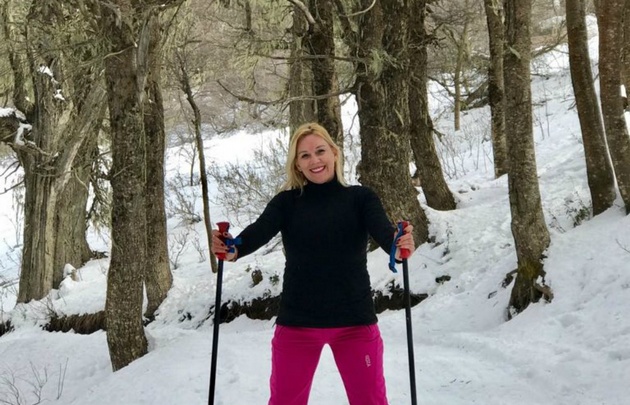 Celeste Benecchi en Bariloche.