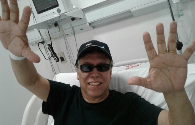 Pelusa se recupera del infarto.