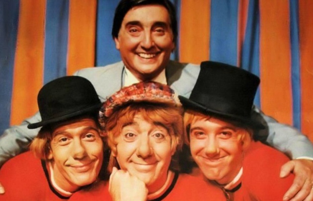 Un arranque bien infantil con Gaby, Fofó y Miliki.