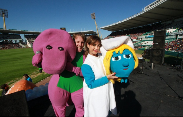 El Colo Gianola y Gabi Tessio también participaron en la animación.