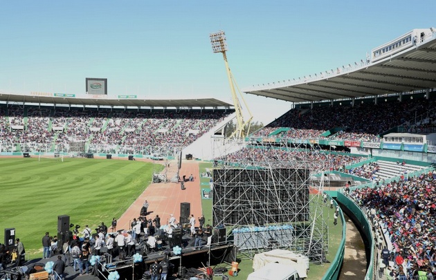 Chipote puso a bailar a todos en el Kempes.