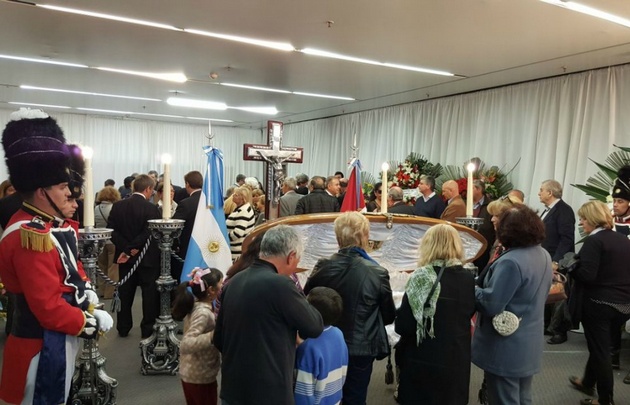 El adiós a Angeloz en el Centro Cívico.