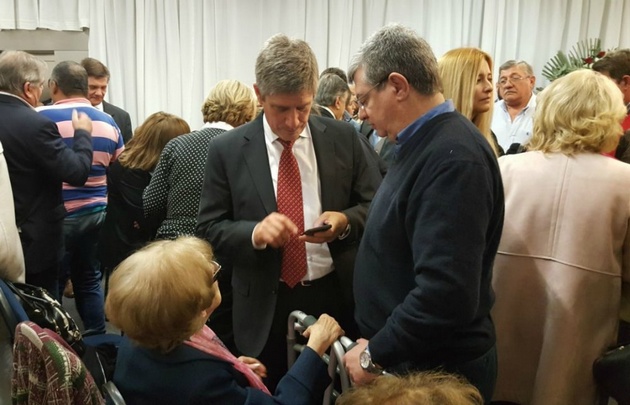 Despiden los restos de Angeloz en el Panal.