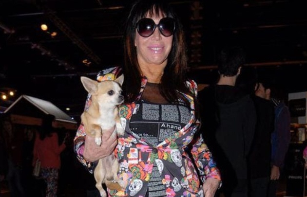 Moria Casán y su entrañable ''Kristóbal''.