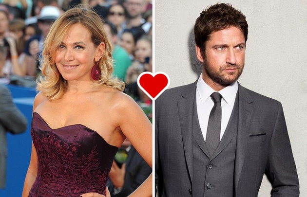 Barbara D'Urso y Gerard Butler, juntos.