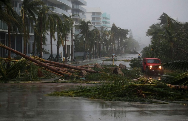 Los daños que dejó Irma en su paso por Miami.