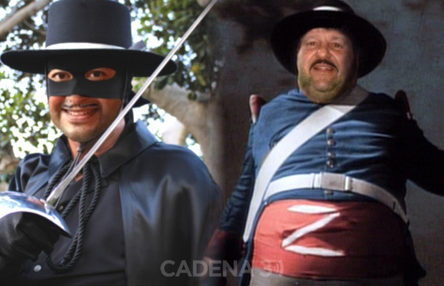 Monti y Corradini, como El Zorro y el Sargento García.