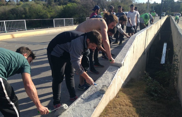 Los chicos del "Blanquinegro" enmendaron el error que habían cometido por la euforia.