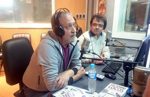 Edi Zunino habló de su novela y del periodismo en Tiempo Compartido.