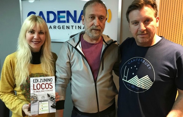 Edi Zunino presentó su libro en Tiempo Compartido.