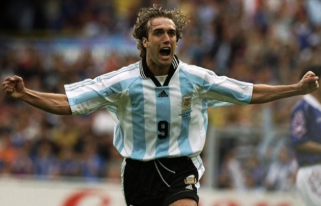 Batistuta es un símbolo histórico de la Selección.