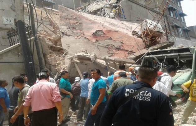 Terremoto en Morelos (Cuernavaca, Mexico)