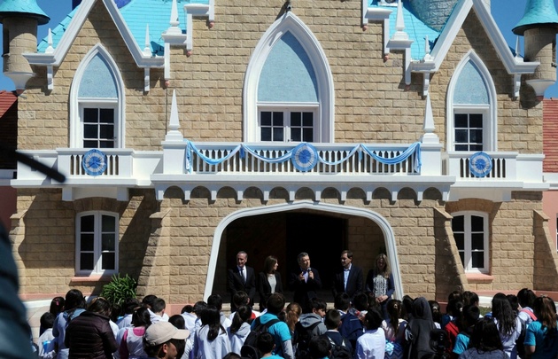 Macri en la inauguración del parque República de los Niños.