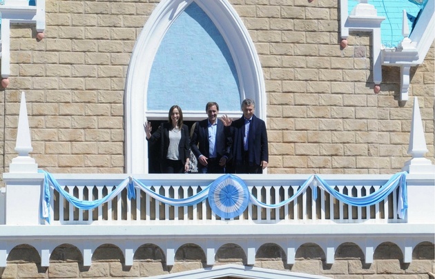 Macri en la inauguración del parque República de los Niños.