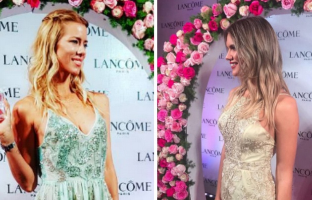 Nicole Neumann y Eva Bargiela en el mismo evento.