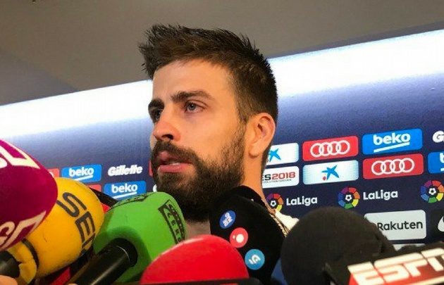 El central del Barça, Gerard Piqué, está a favor del proceso independentista.