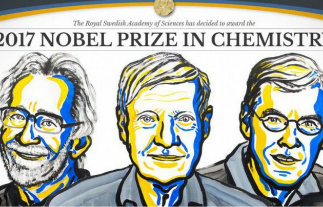 Los reconocidos fueron Jacques Dubochet, Joachim Frank y Richard Henderson.