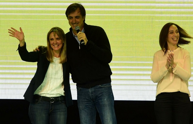 Esteban Bullrich festejó la victoria sobre Cristina Kirchner. 