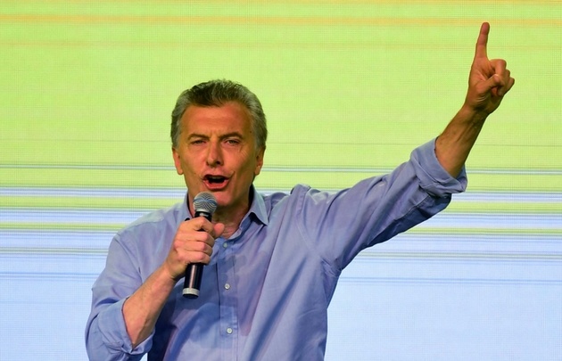 Macri se mostró exultante tras el triunfo de Cambiemos en los principales distritos.