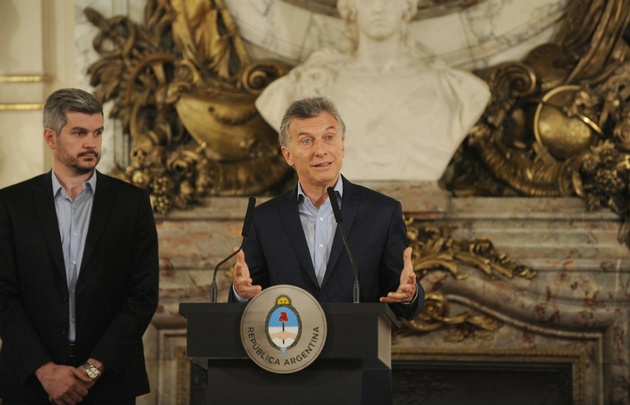 Conferencia de prensa de Macri tras el triunfo en las legislativas.