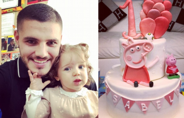 Mauro y Wanda festejaron el cumpleaños de Isabella