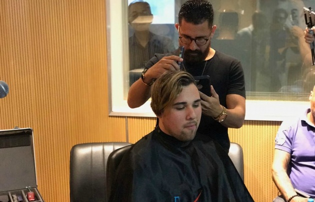Anthony Reyes, el barbero de Maluma.