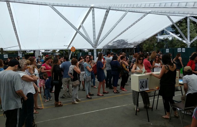 Los chilenos acudieron a las urnas en las elecciones presidenciales.