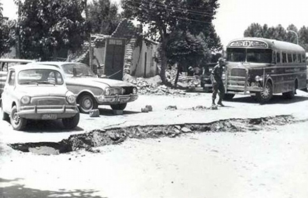 Imágenes del terremoto en Caucete de 1977.