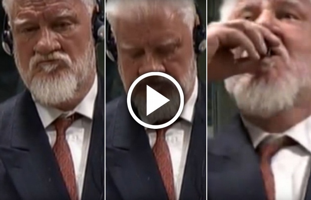 El General Slobodan Praljak tomó veneno en el tribunal.