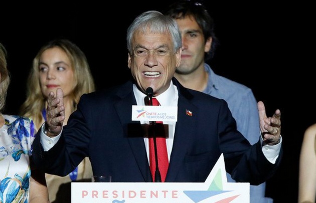 En su discurso Piñera habló de convivir con la gente de la araucanía.