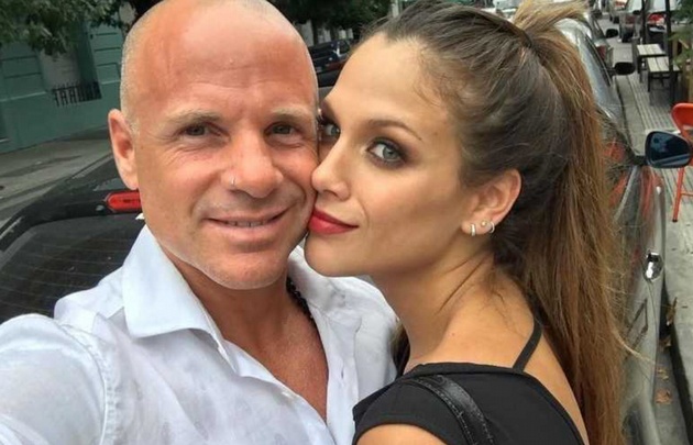 Barbie Vélez y su padre Ale Pucheta, fanático de los tatuajes.