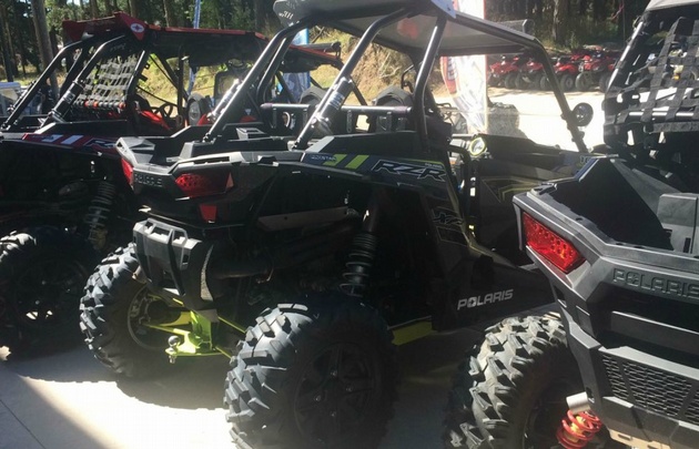 Micaela Rodríguez se animó a pasear en UTV.