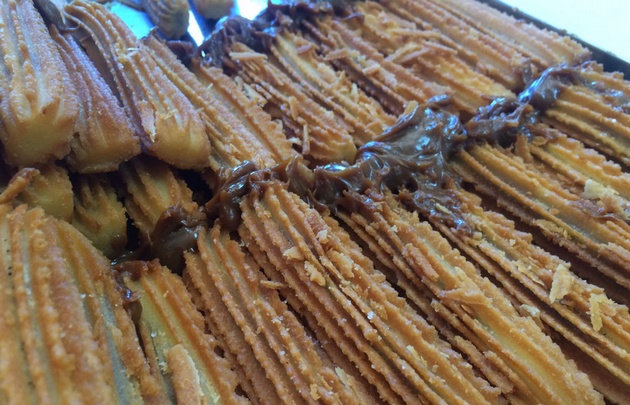 Mica Rodríguez y los churros de Villa Gesell.