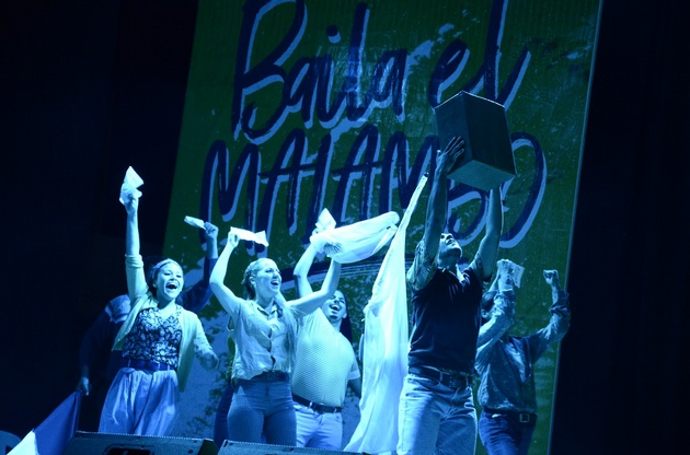 La apertura de la 51 edición del Festival Nacional del Malambo, en Laborde.