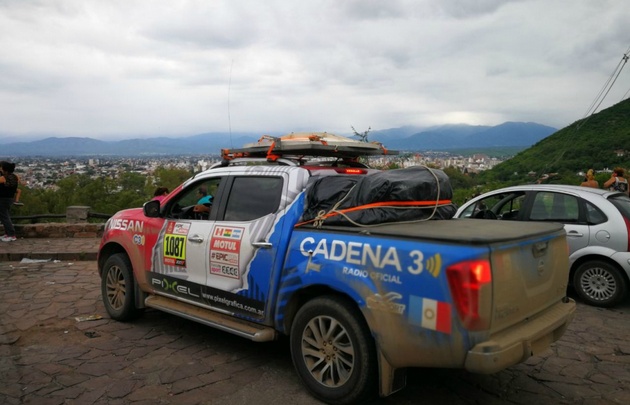 Los equipos de Cadena 3 en el Dakar 2018.