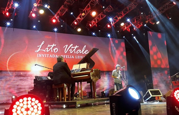 Lito Vitale hechizó al público con su piano. (Radio Sudamericana)
