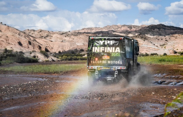 Villagra abandonó la carrera del Rally Dakar