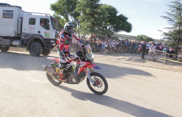 El Dakar cierra a pura fiesta en el Centro Cívico.