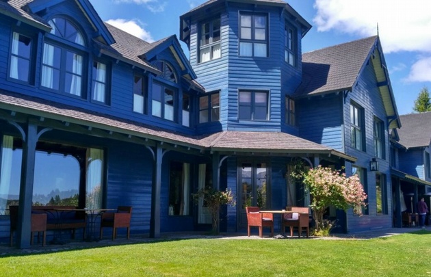 El exclusivo hotel Las Balsas en Villa La Angostura.