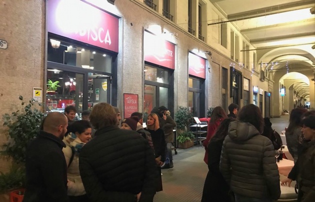 El centro de la ciudad italiana de Turín.