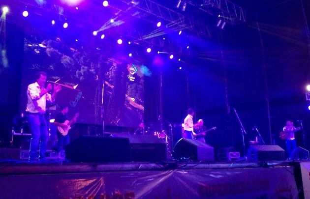 La Bordona también se presento en la primera noche de las Colectividades.