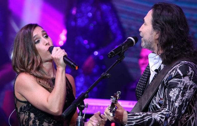 Soledad y Marco Antonio cantaron juntos 