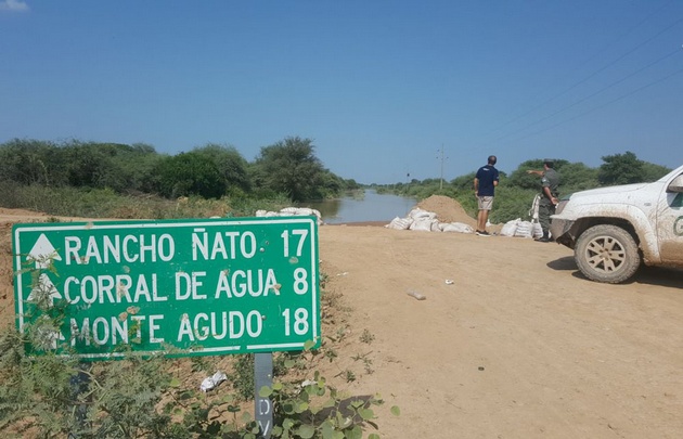 El nivel del agua comenzó a bajar.
