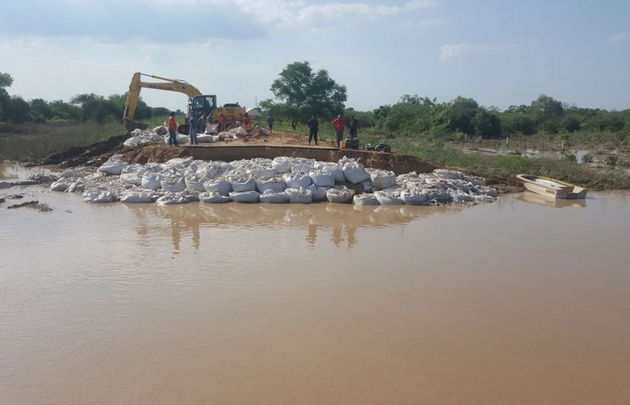 Cadena 3 cruzó la ruta 54 y llegó a Santa Victoria Este.