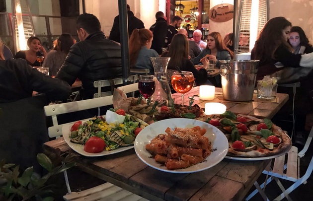 FOTO: La mejor gastronomía italiana, en Trastevere