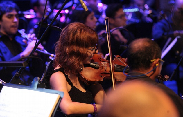 Los Palmeras trajeron una versión sinfónica de la cumbia santafesina.