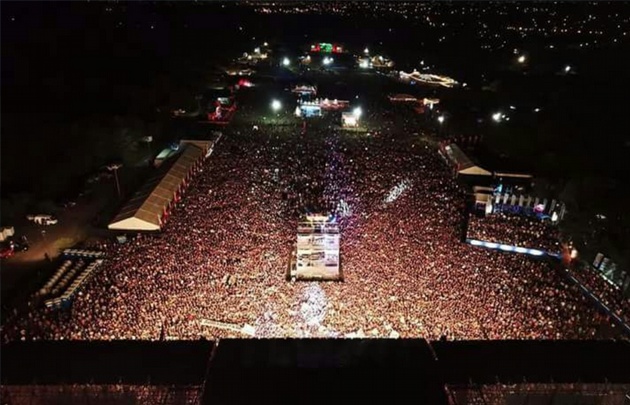 Una multitud en Cosquín Rock