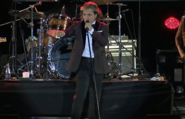 Cristian Castro brilló en la primera noche de El Calafate.