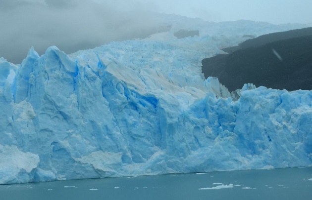 El glaciar Spegazzini en el Lago Argentino.