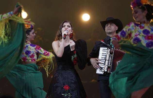 Esmeralda Ugalde representó a México en la competencia de folclore. (Agencia UNO)